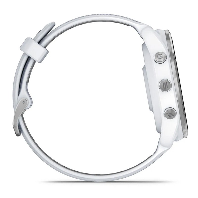 Garmin Forerunner 965 Titanium Bezel with Whitestone Case and Whitestone/Powder Grey Silicone Band Watch Best Price in Ajman