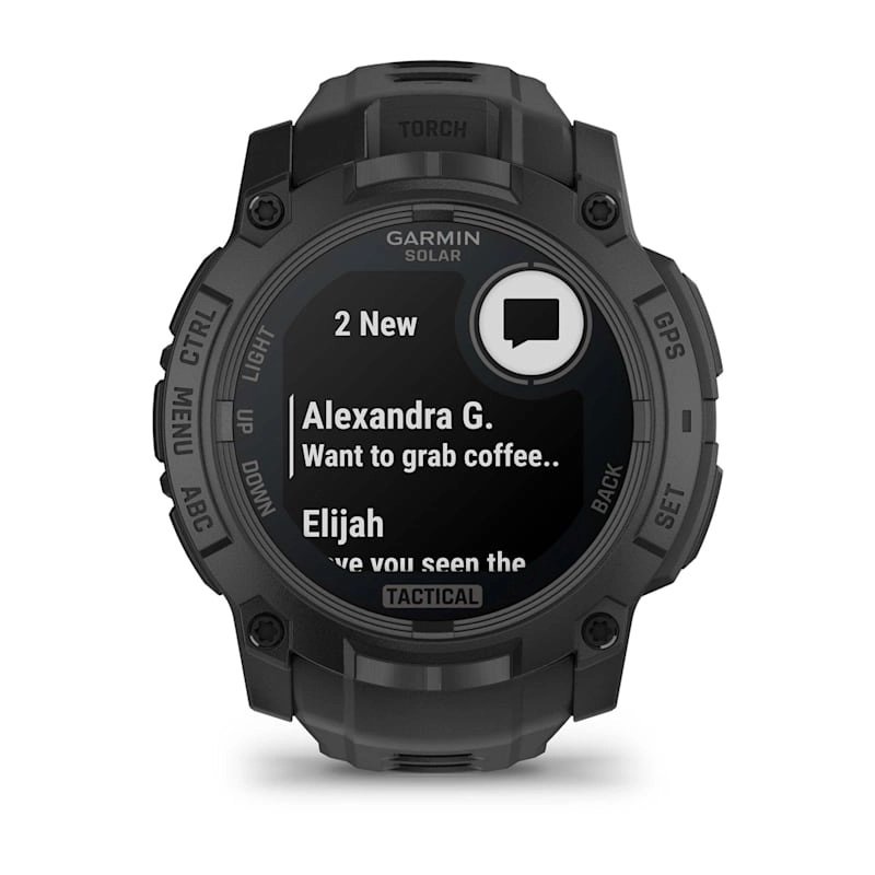 Garmin Instinct 3 – 50 mm Solar Tactical Edition Black with Charcoal Band Watch Best Price in Dubai