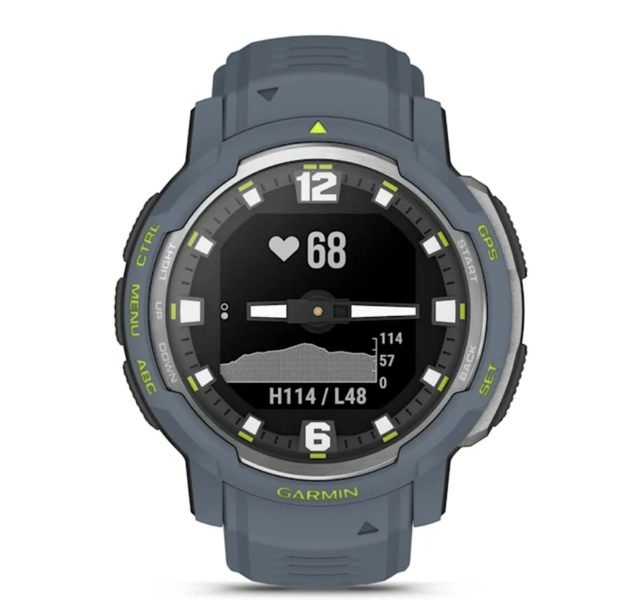 Garmin Instinct Crossover Standard Edition Blue Granite Watch Best Price in Dubai