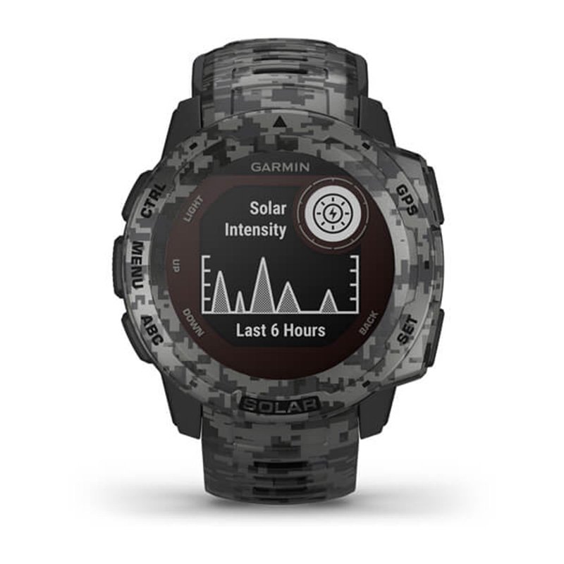 Garmin Instinct Solar Camo Edition Graphite Camo Best Price in UAE
