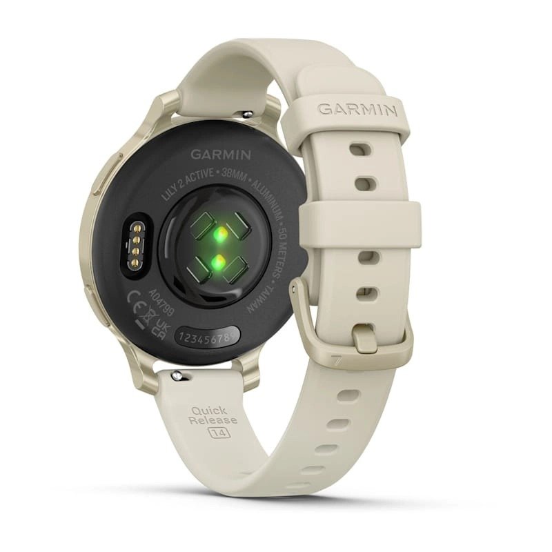 Garmin Lily 2 Active Lunar Gold with Bone Silicone Band Watch Best Price in UAE