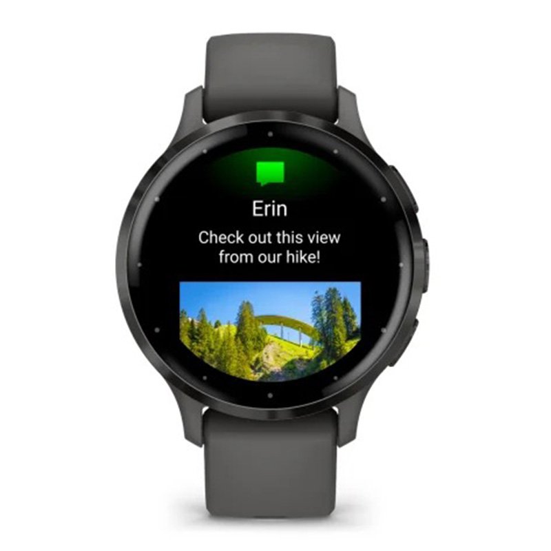 Garmin Venu 3S Soft Gold Stainless Steel Bezel 41 MM With Pebble Grey Case And Silicone Band Watch Best Price in Dubai