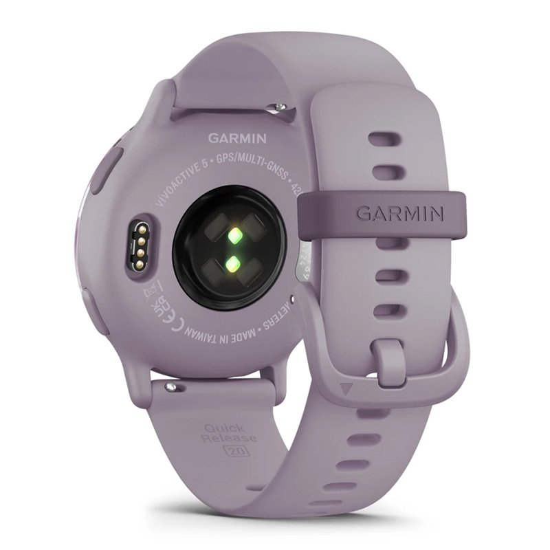 Garmin vívoactive 5 Metallic orchid Aluminium bezel with orchid case and silicone band Best Price in UAE