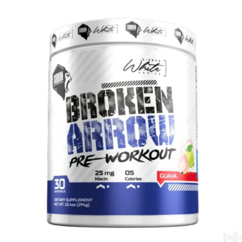 Gibbon Nutrition Broken Arrow Pre Workout 294 gm - Guava