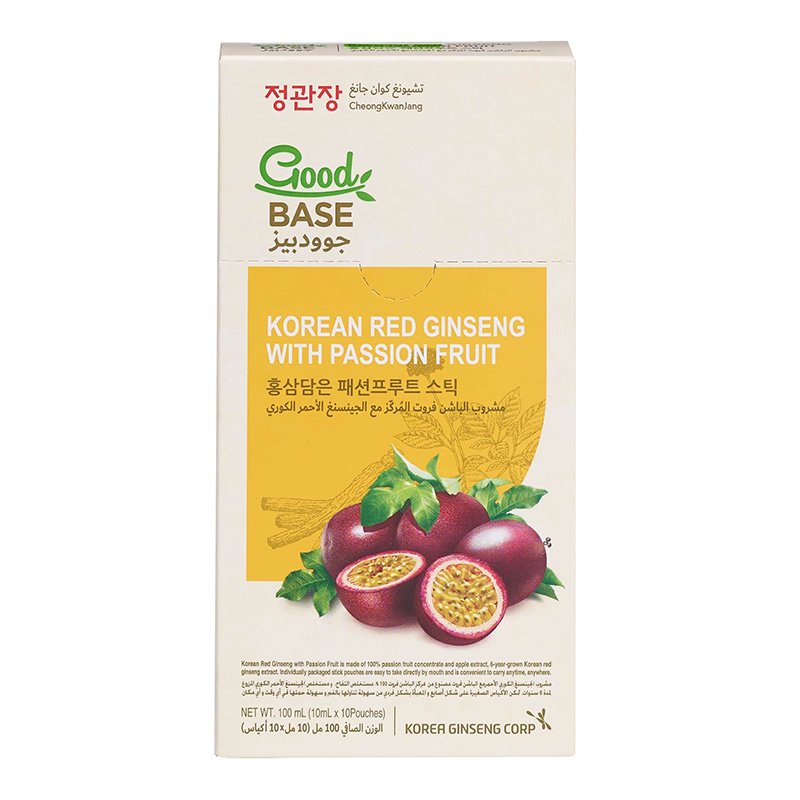 GoodBase CKJ Passion Fruit with Korean Red Ginseng Box of 3 Best Price in Dubai