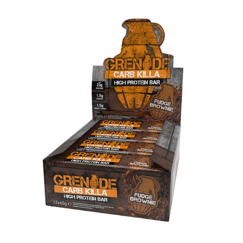 Grenade Carb Killa Box 1x12 Protein Bars Fudge Brownie Best Price in UAE