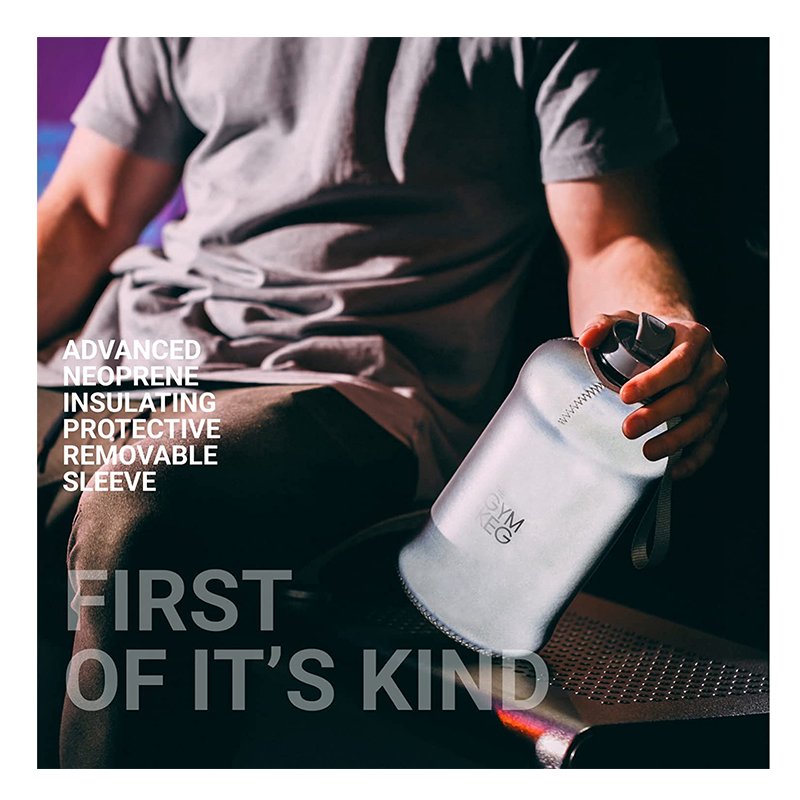 Gym Keg Sports Water Bottle Flex Chrome 2.2 Litre Best Price in Abu Dhabi