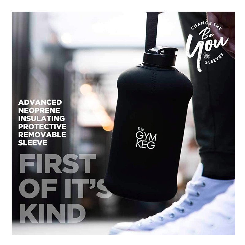 Gym Keg Sports Water Bottle Stealth Black 2.2 Litre Best Price in Abu Dhabi