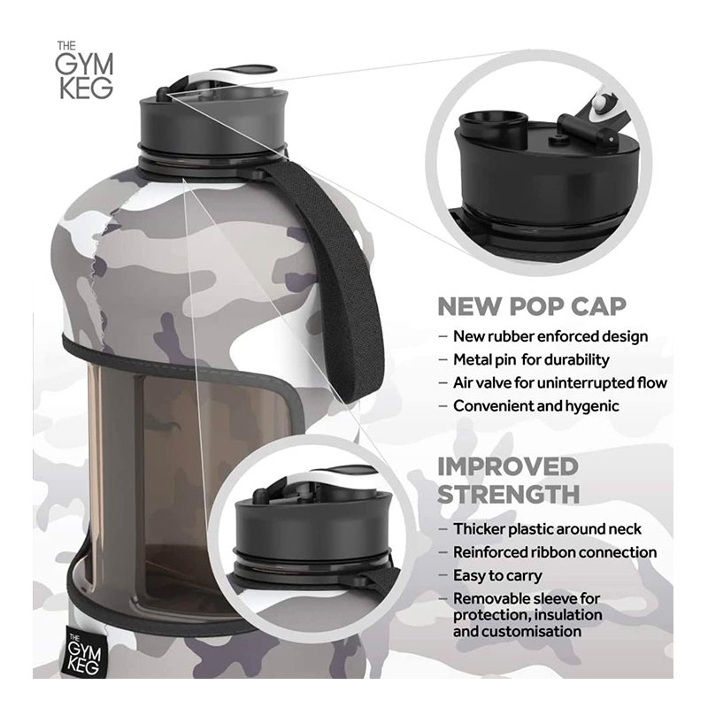 Gym Keg Sports Water Bottle Urban Camo 2.2 Litre Best Price in Dubai