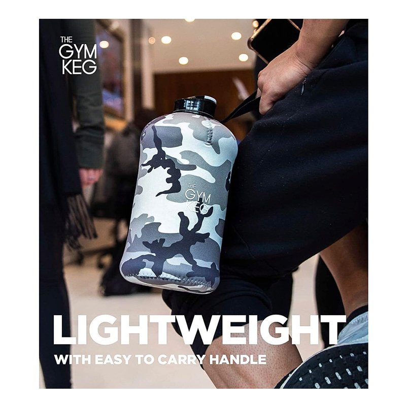 Gym Keg Sports Water Bottle Urban Camo 2.2 Litre Best Price in Abu Dhabi