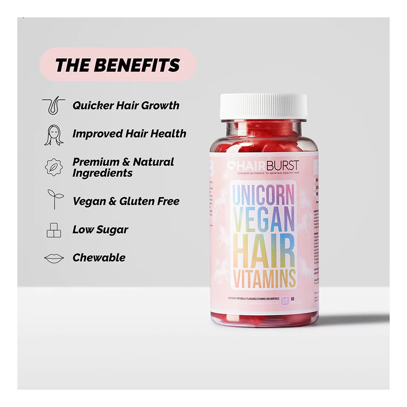 Buy Hair Burst Unicorn Vegan Hair Vitamins 60 Capsule in Dubai, Abu ...