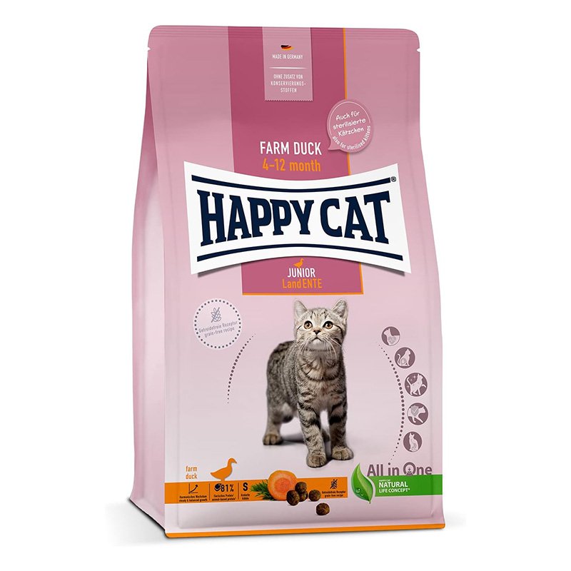 Happy Cat Young Junior Farm Duck Food 4 Kg