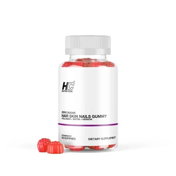 HC Nutrition Collagen Gummies Hair Skin Nail 30 Gummies
