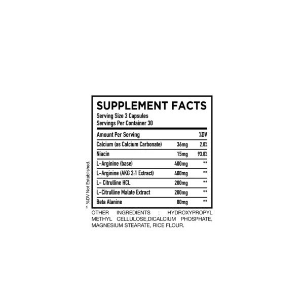 HC Nutrition Nitric Oxide Booster 90 Capsules Best Price in Ajman