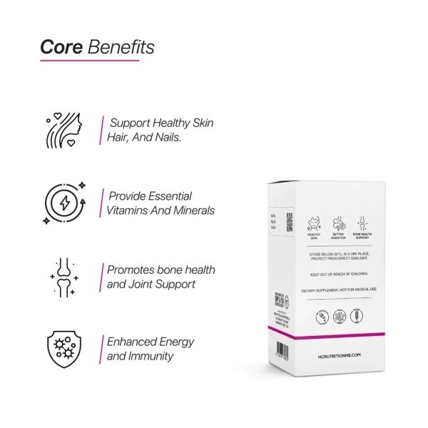 HC Nutrition Womens Once Daily Multivitamin with Probiotics + Collagen 72 Tablets Best Price in Abu Dhabi