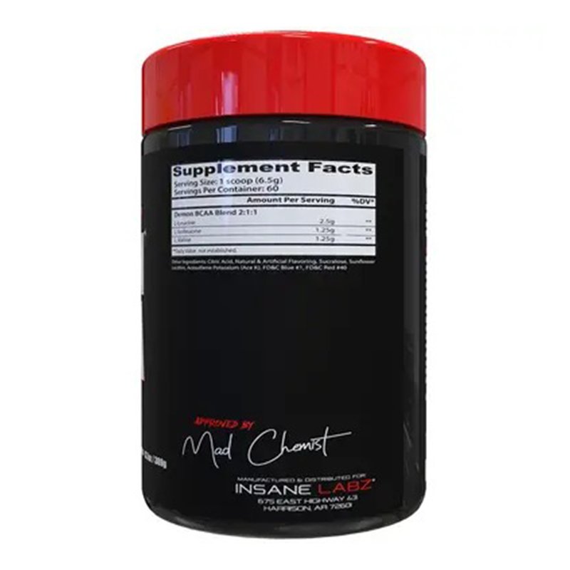 Insane Labz Demon BCAA 60 Servings - Grape Best Price in Dubai