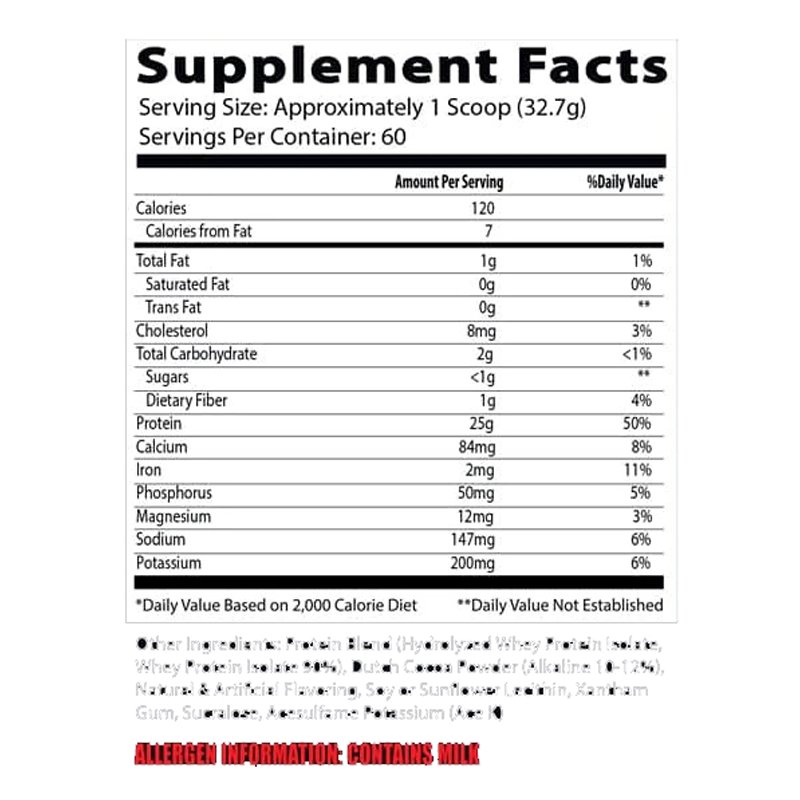 Insane Labz ISO Whey Protein 4 lbs - Vanilla Best Price in Dubai