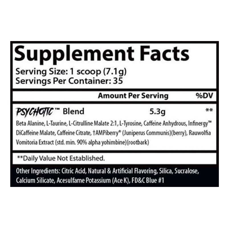 Insane Labz Psychotic Hellboy Edition 35 Servings - Fruit Punch Best Price in Dubai