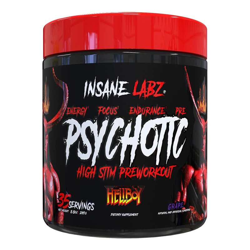 Insane Labz Psychotic Hellboy Edition 35 Servings - Grape Best Price in UAE