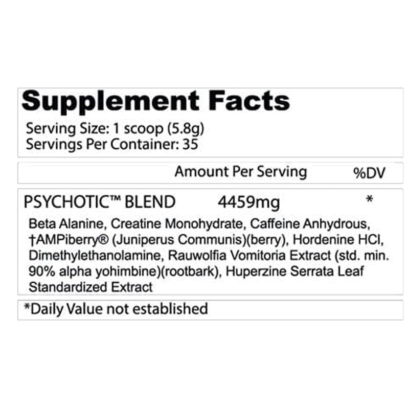 Insane Labz Psychotic Red 35 Servings - Watermelon Best Price in Dubai