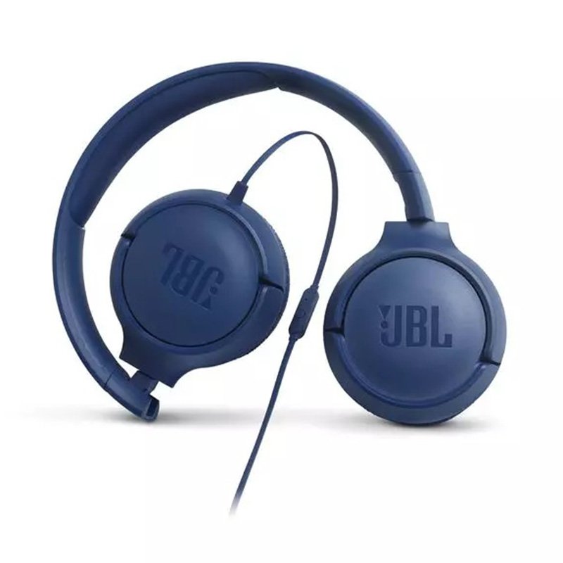 JBL T500 Wired On Ear Headphone - Blue Best Price in UAE