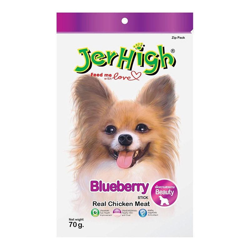 Jerhigh Real Chicken Blueberry Stick 60 G