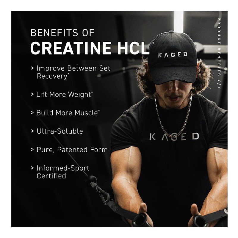 Kaged Creatine HCL Powder 75 Servings - Unflavored Best Price in Abu Dhabi