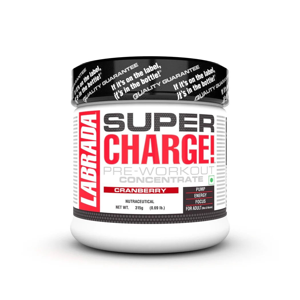 Labrada Super Charge Pre-workout Concentrate 315 G - Cranberry