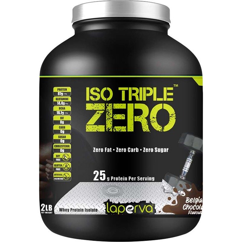 Laperva Iso Triple Zero Whey Protein 2lb - Belgian Chocolate Best Price in UAE