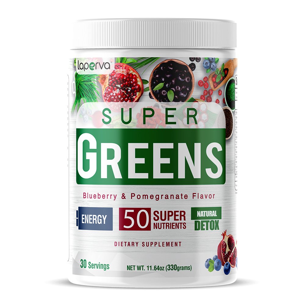 Laperva Super Greens 330 G - Blueberry & Pomegranate Best Price in UAE