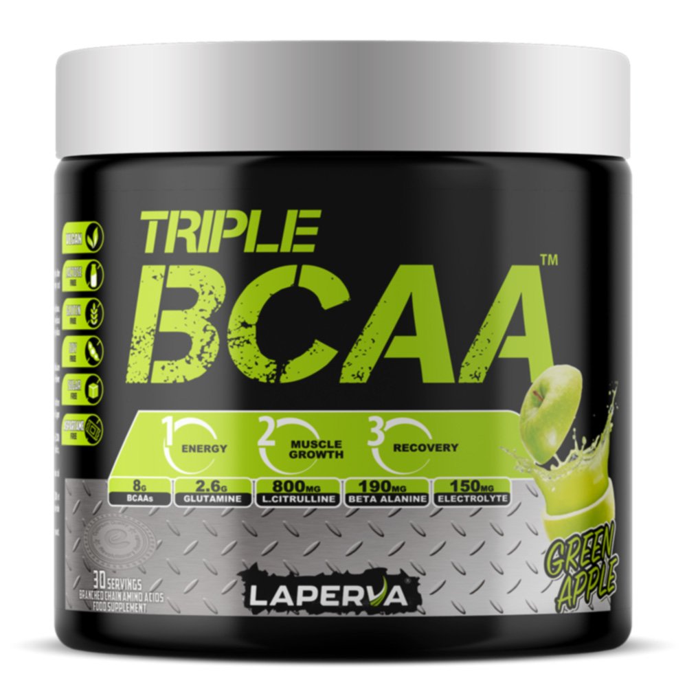 Laperva Triple BCAA 30 Servings - Green Apple