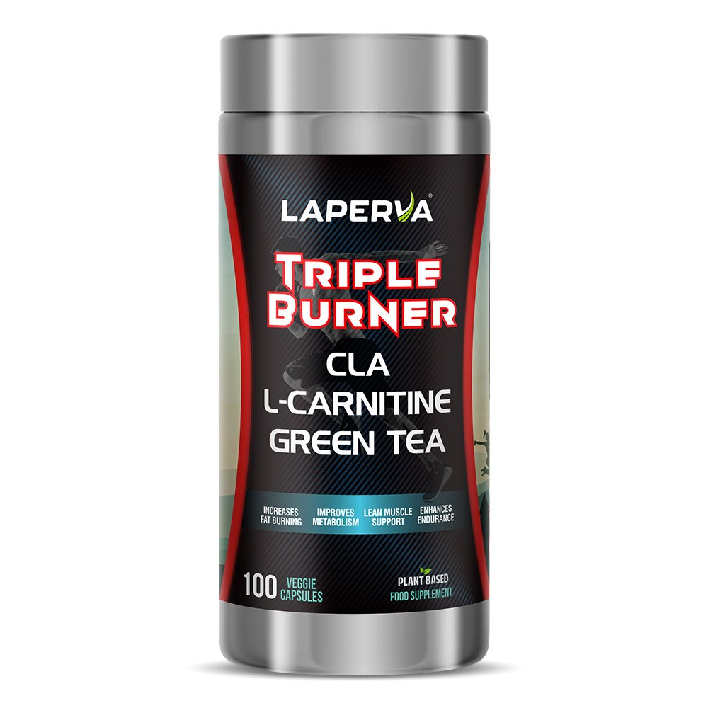 Laperva Triple Burner CLA- L-Carnitine & Green Tea -100 Veggie Capsules Best Price in UAE