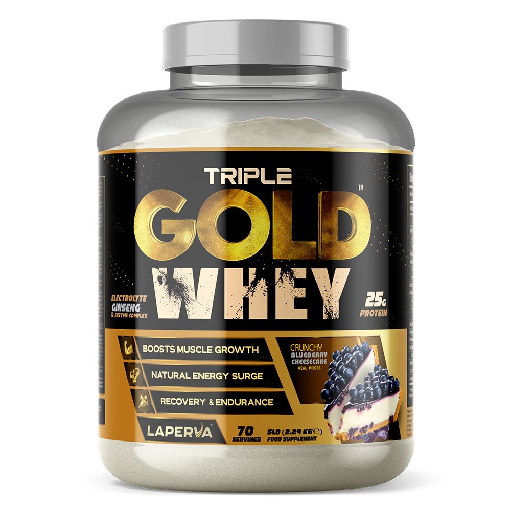 Laperva Triple Gold Whey 5lbs - Crunchy Blueberry Cheesecake