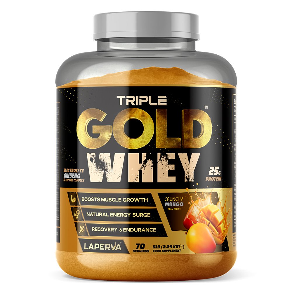 Laperva Triple Gold Whey 5lbs - Crunchy Mango