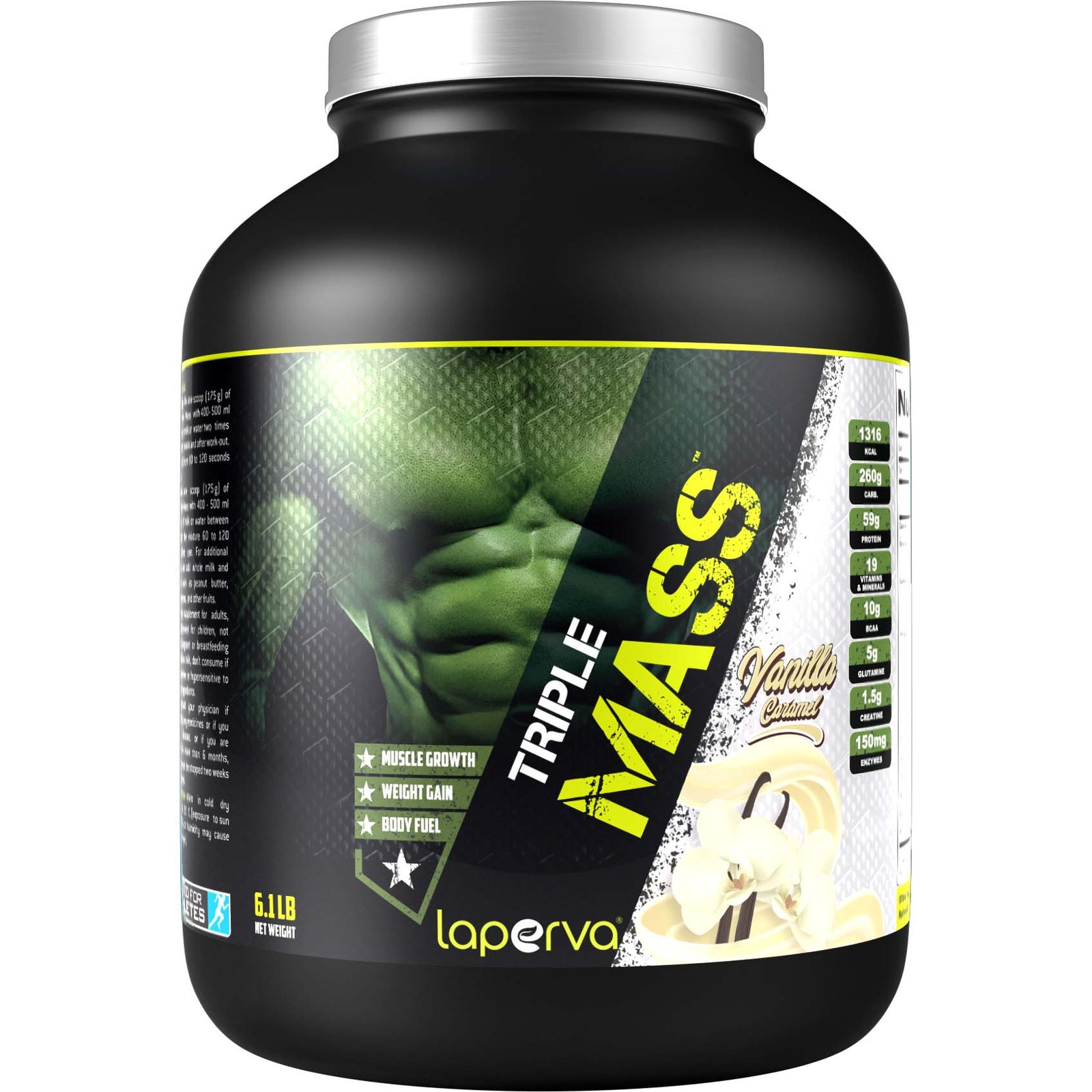 Laperva Triple Mass Gainer 6lbs - Vanilla Caramel