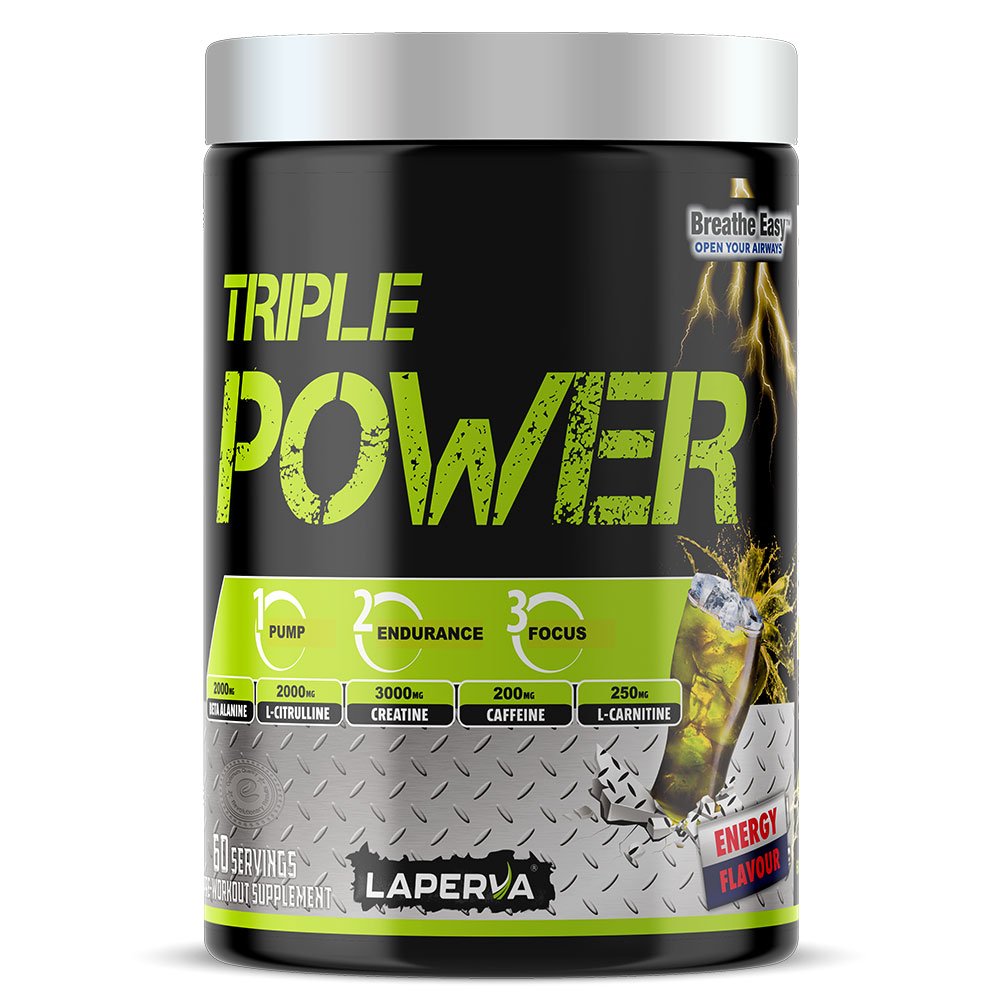 Laperva Triple Power Pre Workout 60 Servings - Energy Flavor