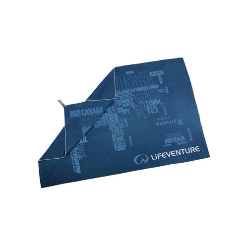 LifeVenture Soft Fibre Printed Towel World Words Giant