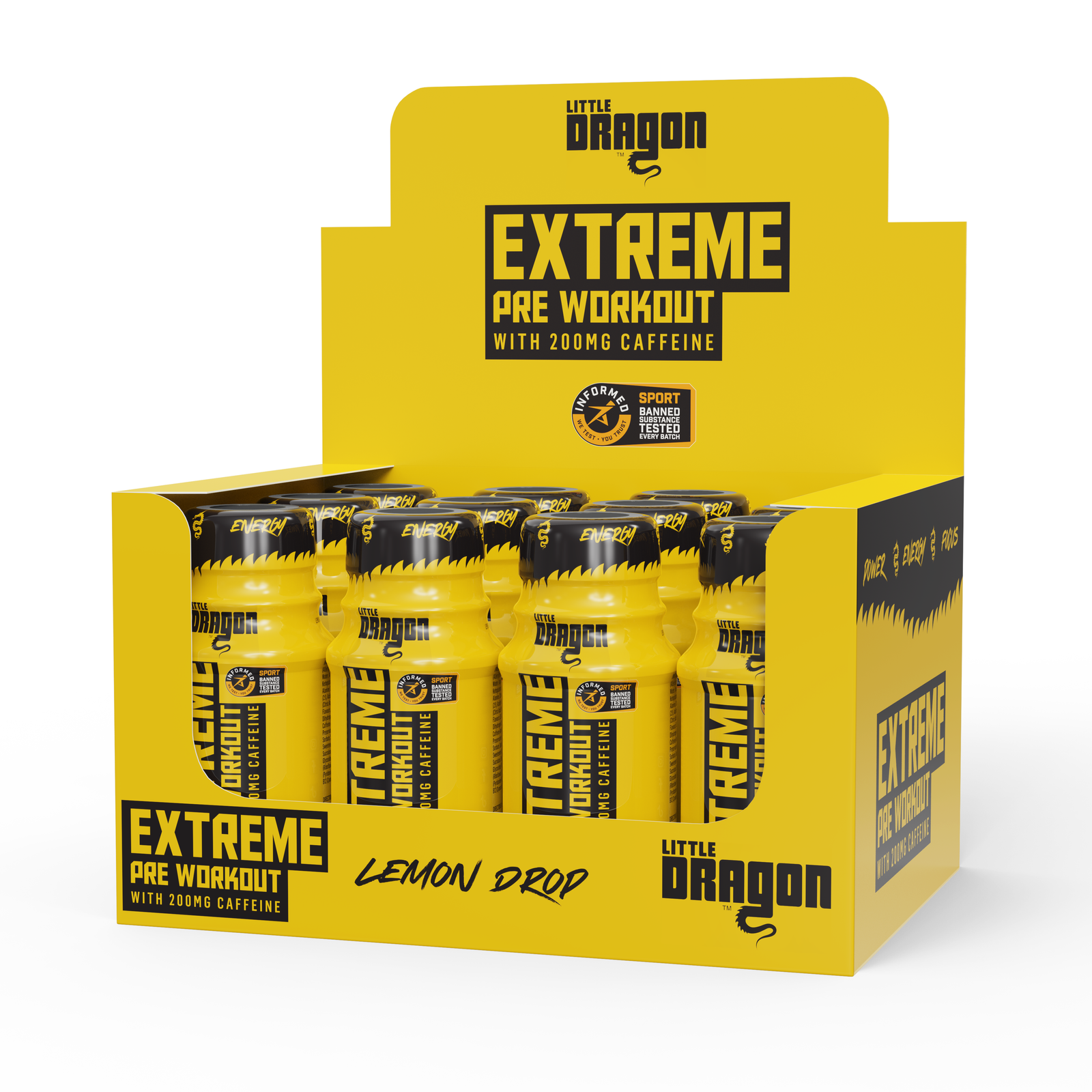 Little Dragon Extreme Pre Workout Lemon Drop x 12 Shots