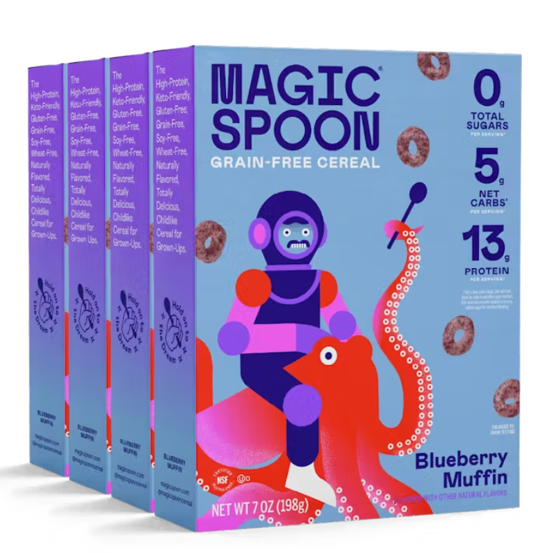 Magic Spoon Cereal with Protein 200 G - Blueberry Muffin Best Price in UAE