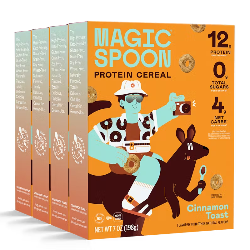 Magic Spoon Cereal with Protein 200 G - Cinnamon Toast Best Price in UAE