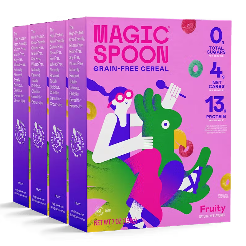 Magic Spoon Cereal with Protein 200 G - Fruity Best Price in UAE
