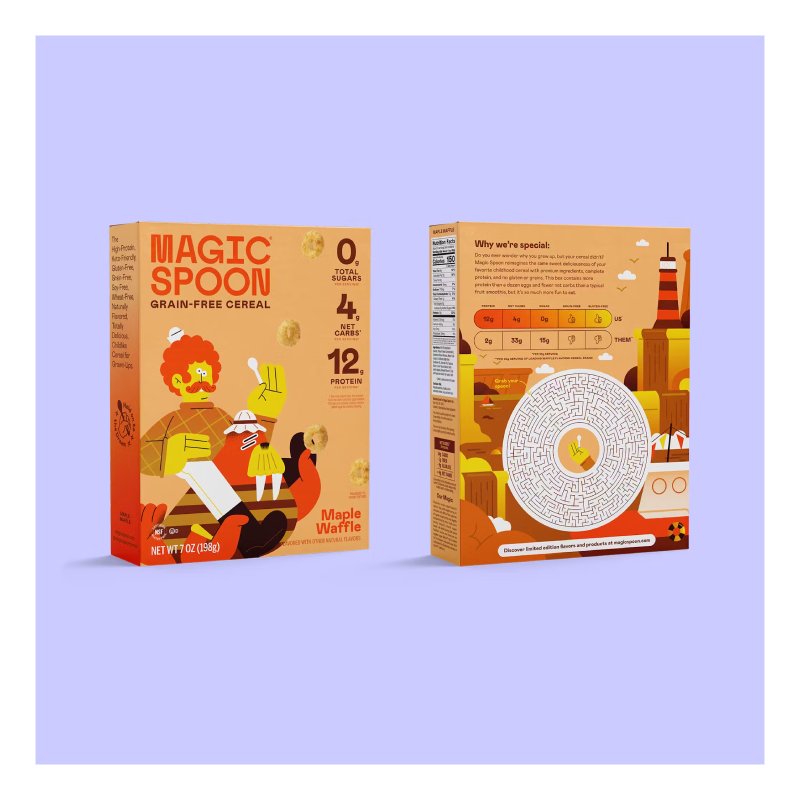 Magic Spoon Cereal with Protein 200 G - Maple Waffle Best Price in Dubai