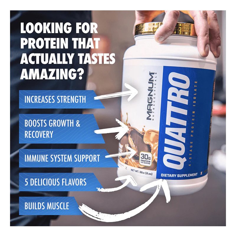 Magnum Quattro Protein Drink 4 Lb - Chocolate Love Best Price in Abu Dhabi