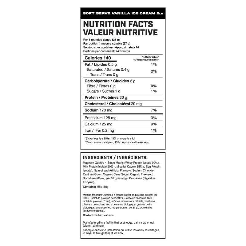 Magnum Quattro Protein Drink 4 Lb - Vanilla Icecream Best Price in Al Ain