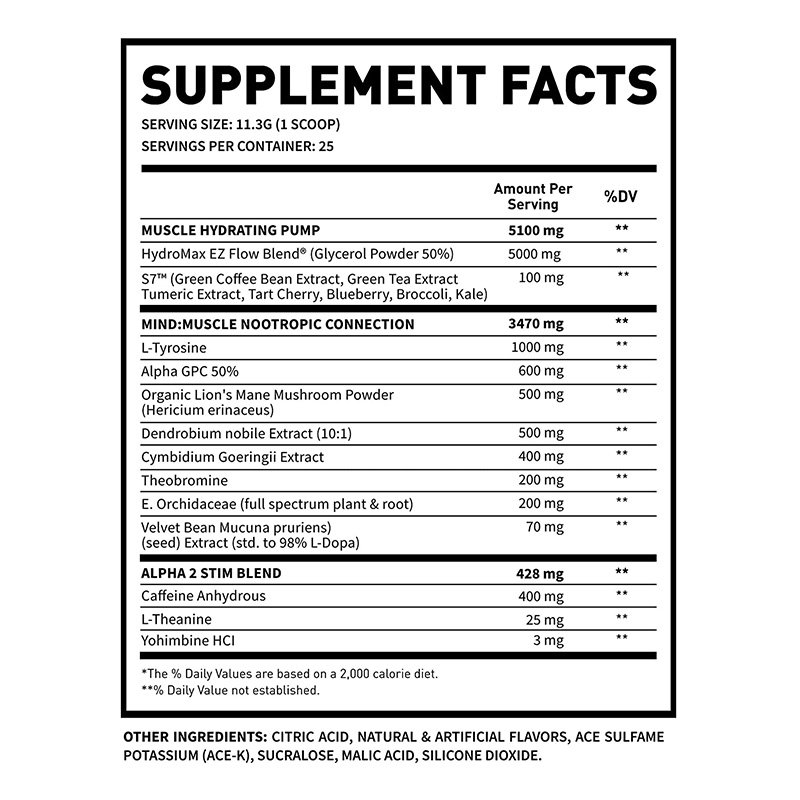 Man Sports Game Day Pre-Workout - Blue Bombsicle Best Price in Abu Dhabi