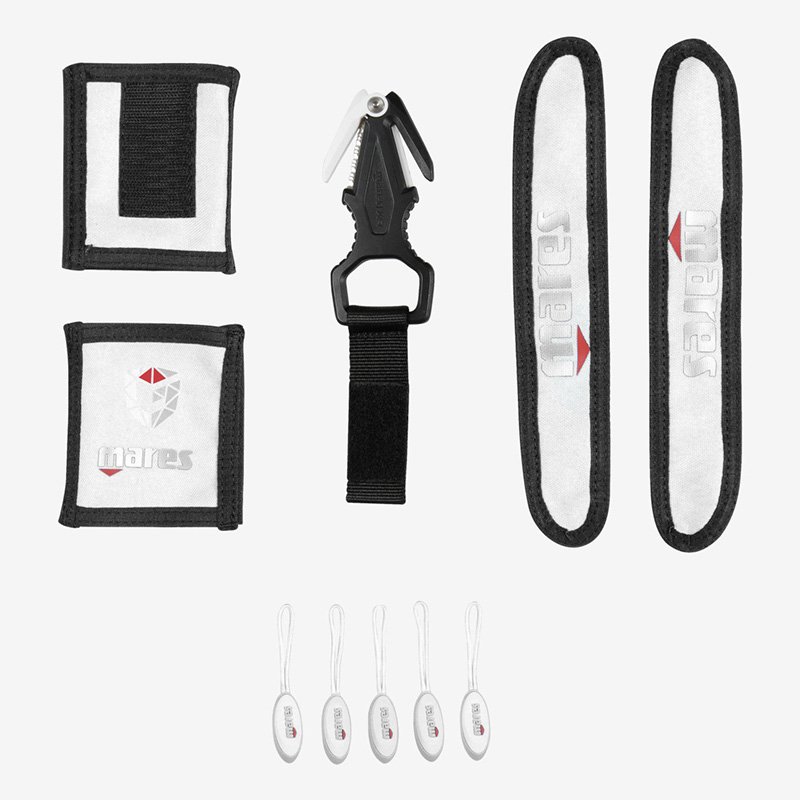 Mares Diving Jacket Accessories Color Kit - White