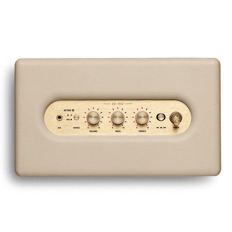 Marshall Acton III Wireless Stereo Speaker Cream Best Price in UAE