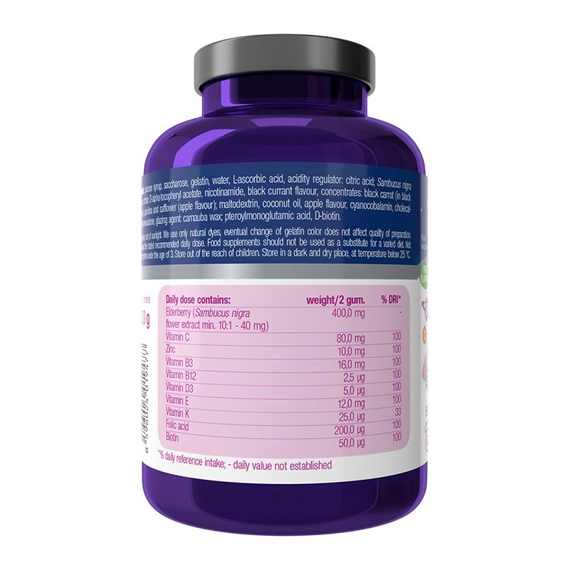 Martians Vitamins with Elderberry - 60 Gummies Best Price in Abu Dhabi