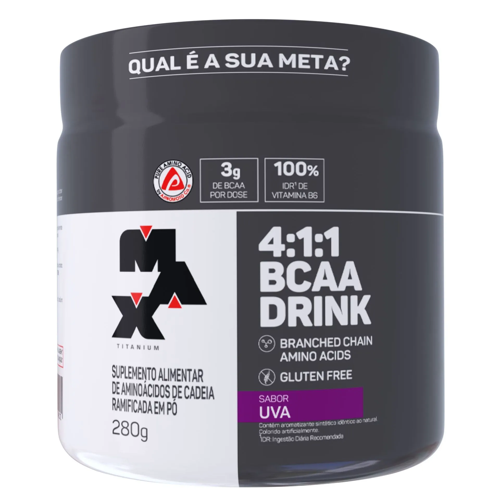 Max Titanium BCAA 4:1:1 Drink 280 G - Grape