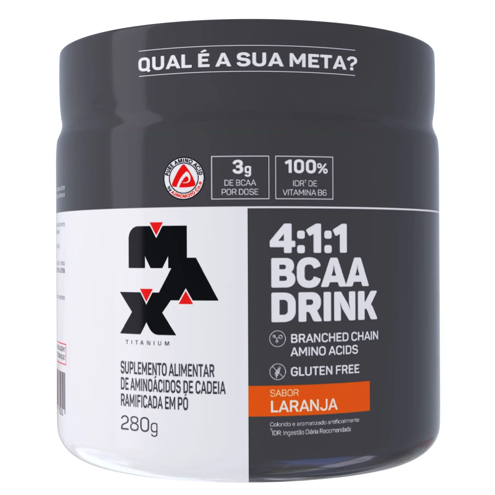 Max Titanium BCAA 4:1:1 Drink 280 G - Orange